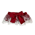 Culotte In Velluto Con Pizzo Neonata PHI CLOTHING 22564 - PHY CLOTHING - LuxuryKids