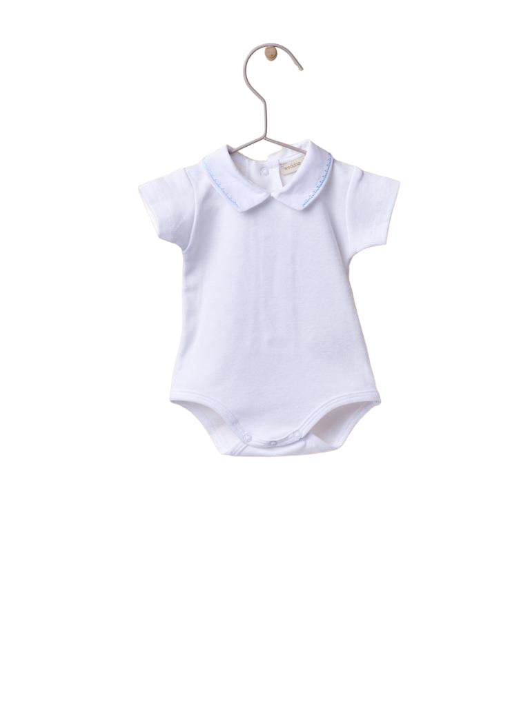 Completo Con Salopette In Filo Di Cotone Neonato WEDOBLE V2303310A - WEDOBLE - Luxury Kids