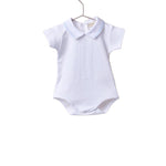 Completo Con Salopette In Filo Di Cotone Neonato WEDOBLE V2303310A - WEDOBLE - Luxury Kids