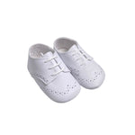 Scarpe Da Culla Modello francesina In Pelle Neonato CUQUITO 7008 - COQUITO - LuxuryKids
