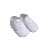 Scarpe Da Culla Modello francesina In Pelle Neonato CUQUITO 7008 - COQUITO - LuxuryKids