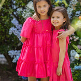 Abito Mezza Manica In Cotone Bambina PATACHOU 3633420