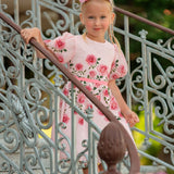 Abito Mezza manica In Chiffon Stampato Bambina PATACHOU 3633520