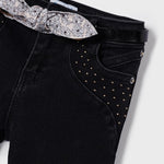Jeans Lungo Skinny Con Cintura Bambina MAYORAL 3509 - MAYORAL - Luxury Kids