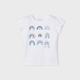 Maglietta Manica Corta In Cotone Sostenibile Bambina MAYORAL 3062 - MAYORAL - Luxury Kids