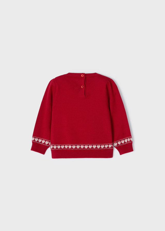 Maglioncino In Caldo Cotone Neonata MAYORAL 2311 - MAYORAL - LuxuryKids