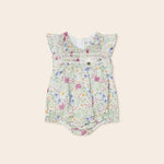 Pagliaccetto Smanicato Stampato In Cotone Neonata MAYORAL 1690 - MAYORAL - Luxury Kids