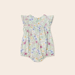 Pagliaccetto Smanicato Stampato In Cotone Neonata MAYORAL 1690 - MAYORAL - Luxury Kids