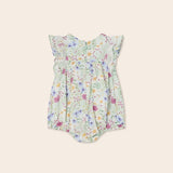 Pagliaccetto Smanicato Stampato In Cotone Neonata MAYORAL 1690 - MAYORAL - Luxury Kids