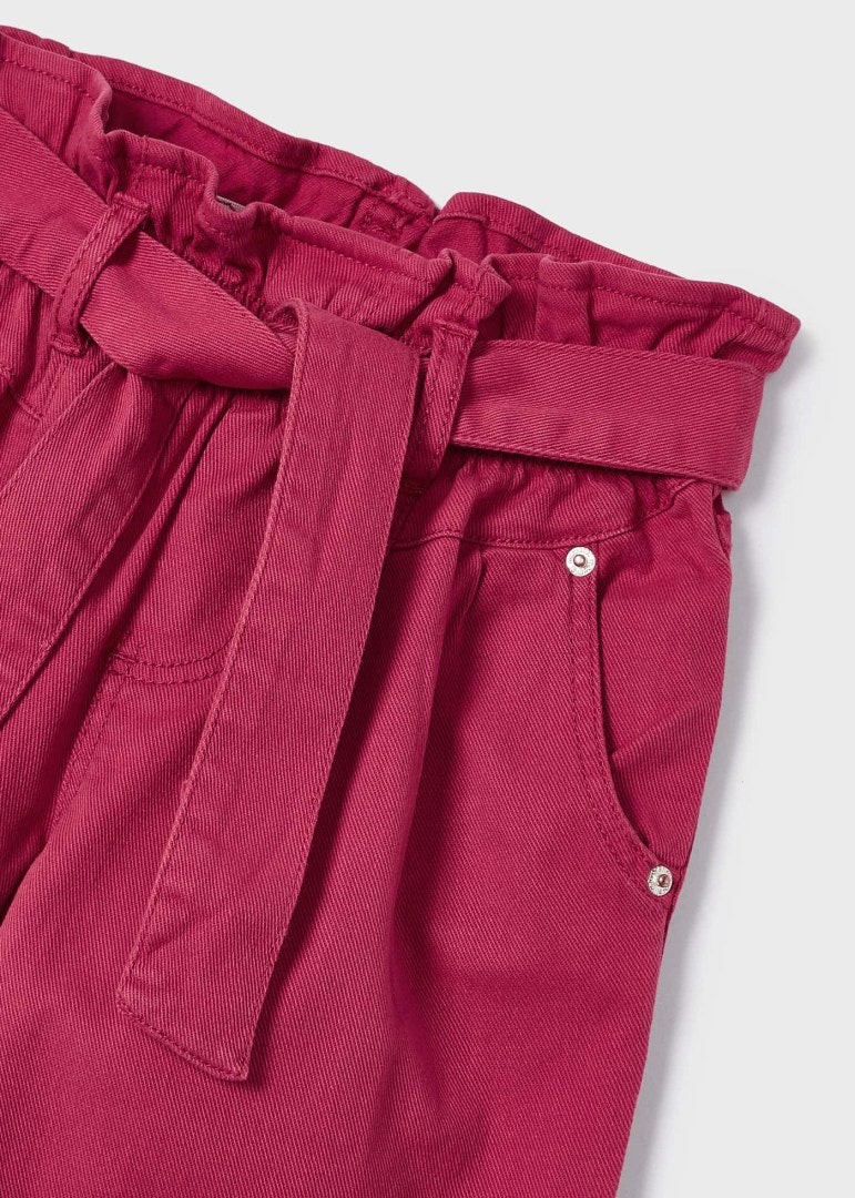 Pantalone Lungo Slouchy In Cotone Sostenibile Bambina MAYORAL 3502 - MAYORAL - Luxury Kids