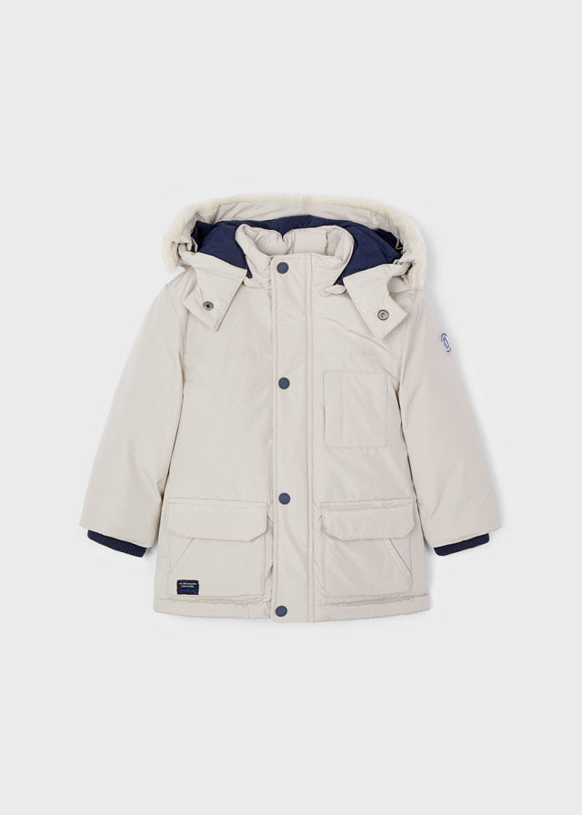 Parka Imbottito Beige Neonato MAYORAL 2420 - MAYORAL - LuxuryKids