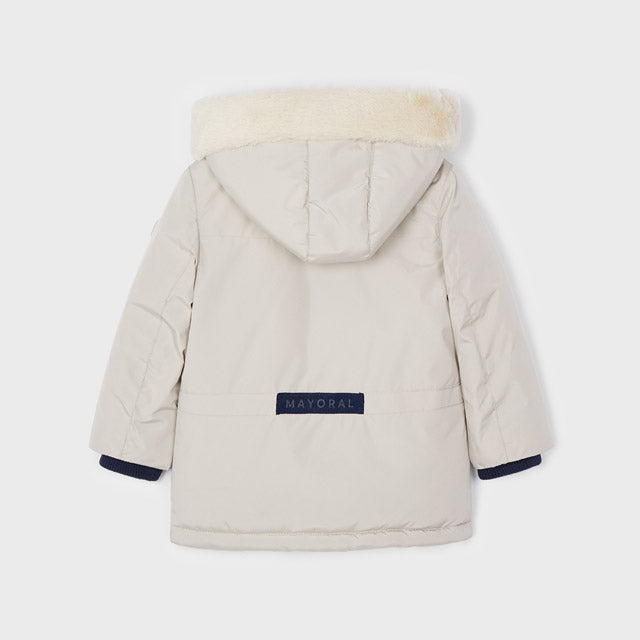Parka Imbottito Beige Neonato MAYORAL 2420 - MAYORAL - LuxuryKids