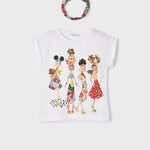 Set Maglietta E fascia In Cotone Sostenibile Bambina MAYORAL 3063 - MAYORAL - Luxury Kids