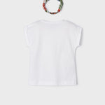 Set Maglietta E fascia In Cotone Sostenibile Bambina MAYORAL 3063 - MAYORAL - Luxury Kids