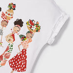 Set Maglietta E fascia In Cotone Sostenibile Bambina MAYORAL 3063 - MAYORAL - Luxury Kids