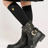 Calzini Alti Parigine In Caldo Cotone Bambina ANGEL'S FACE SOCKS - Angel's Face - LuxuryKids