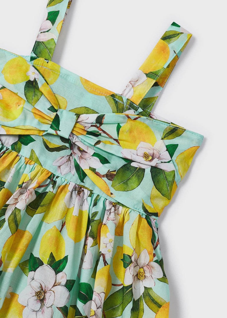 Abito Stampato Con fascia Elasticizzata Bambina MAYORAL 3941 - MAYORAL - Luxury Kids